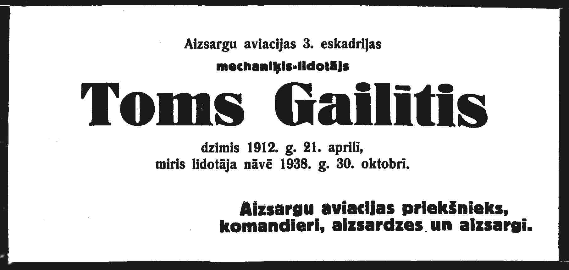 Toms Gailitis